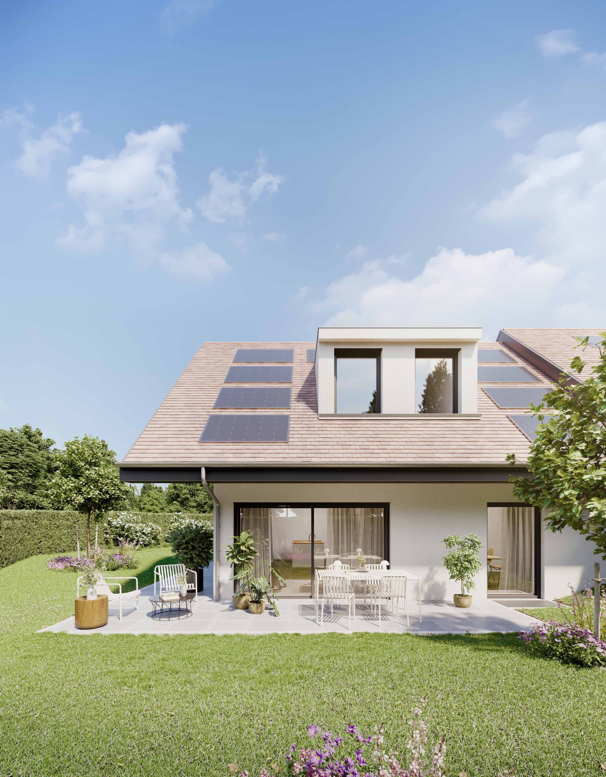 Rénovation et transformation d’une villa, création d’un nouveau logement – En cours